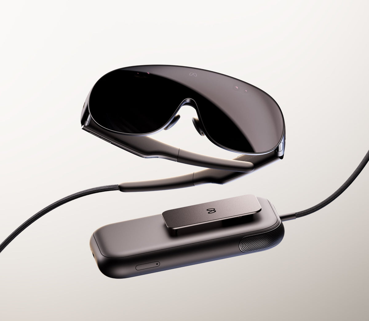 Close-up of Meta VR Glasses