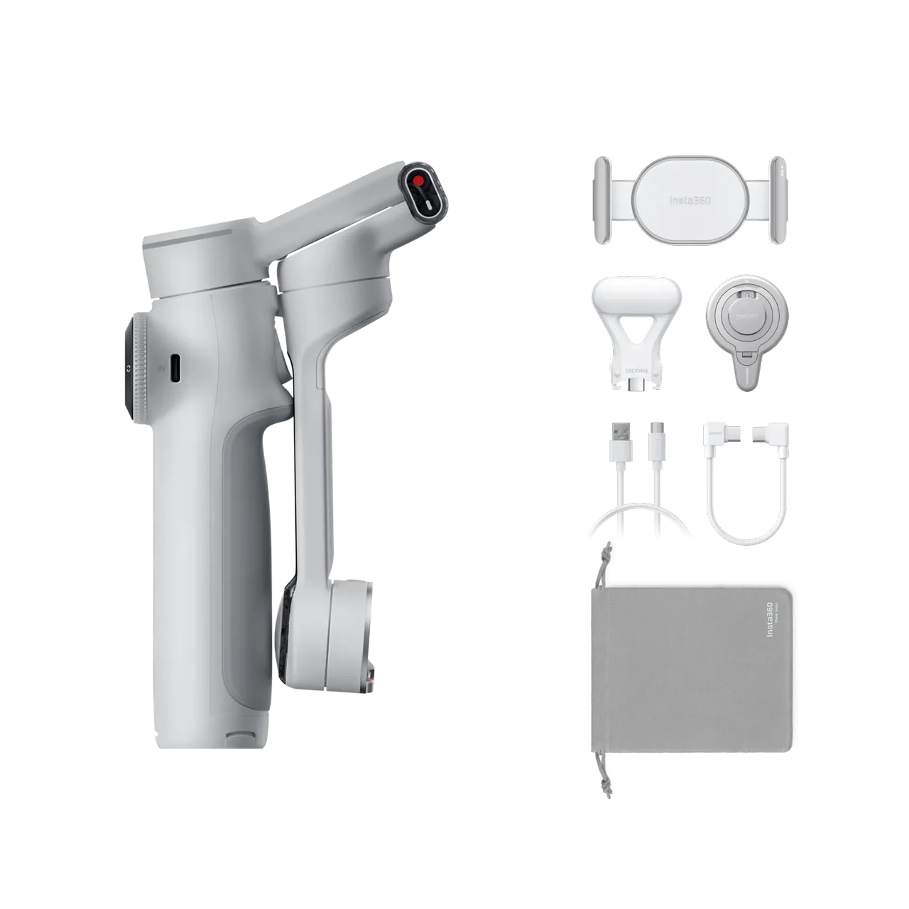 Insta360 Flow 2 Pro Creator Bundle Stone Gray Insta360 Flow 2 Pro Creator Bundle Stone Gray