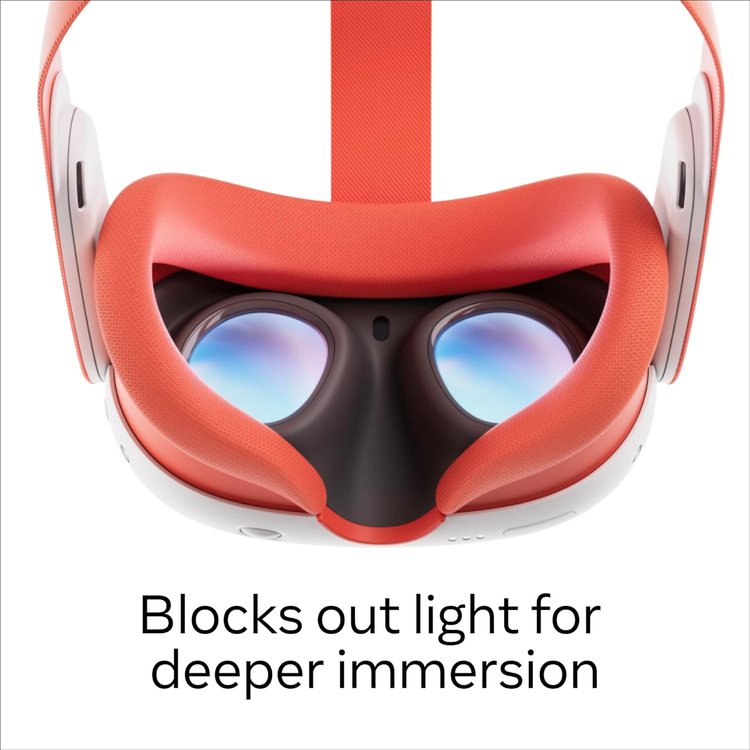 Meta Quest 3 Facial Interface and Head Strap - Blood Orange