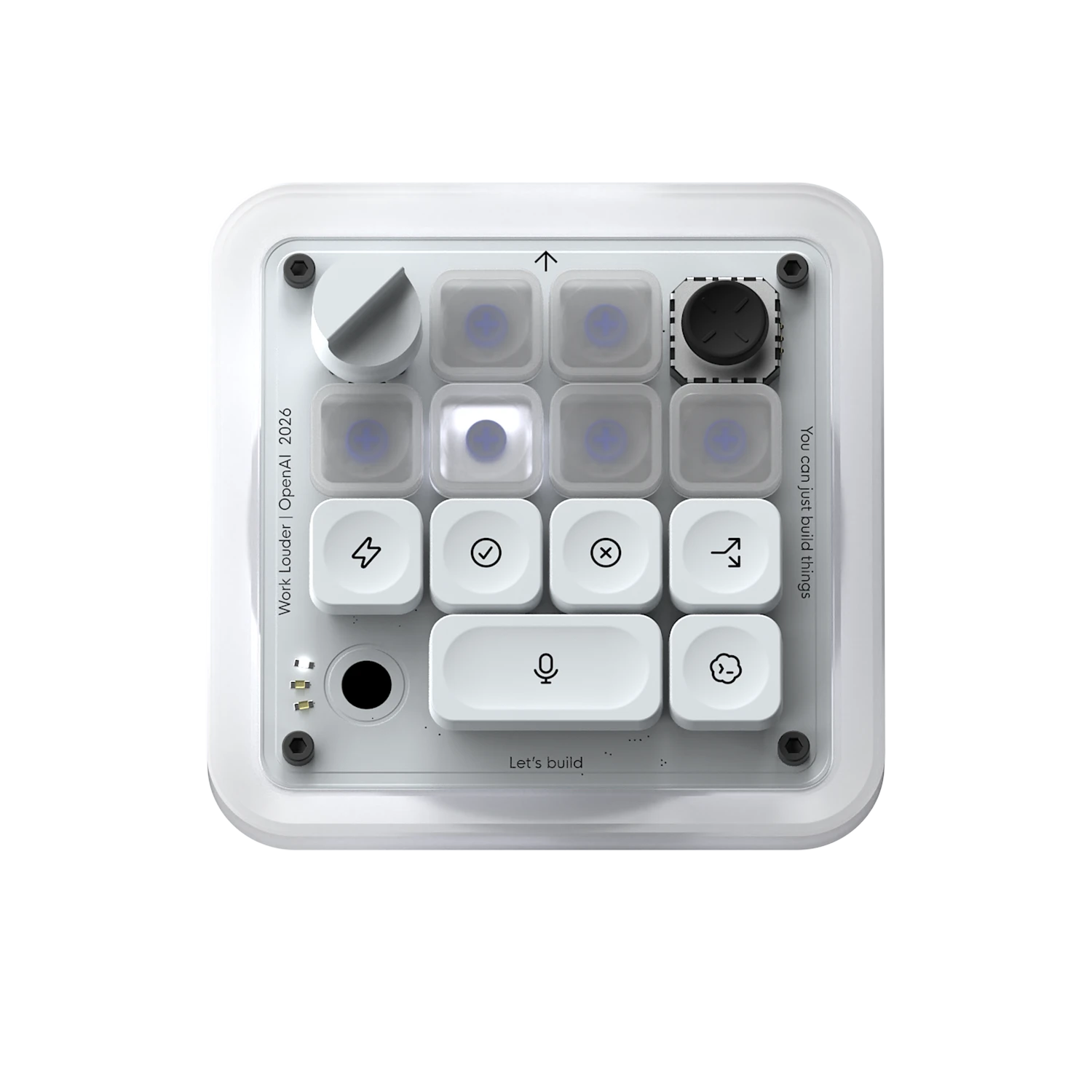 OpenAI x Work Louder Codex Micro programmable keyboard