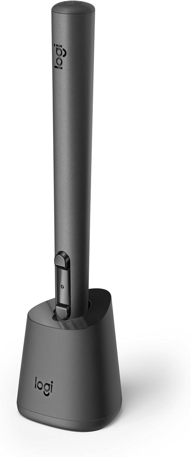 Logitech MX Ink Mixed-Reality (MR) Stylus with MX Inkwell Charging Dock for Meta Quest 2/3/3S