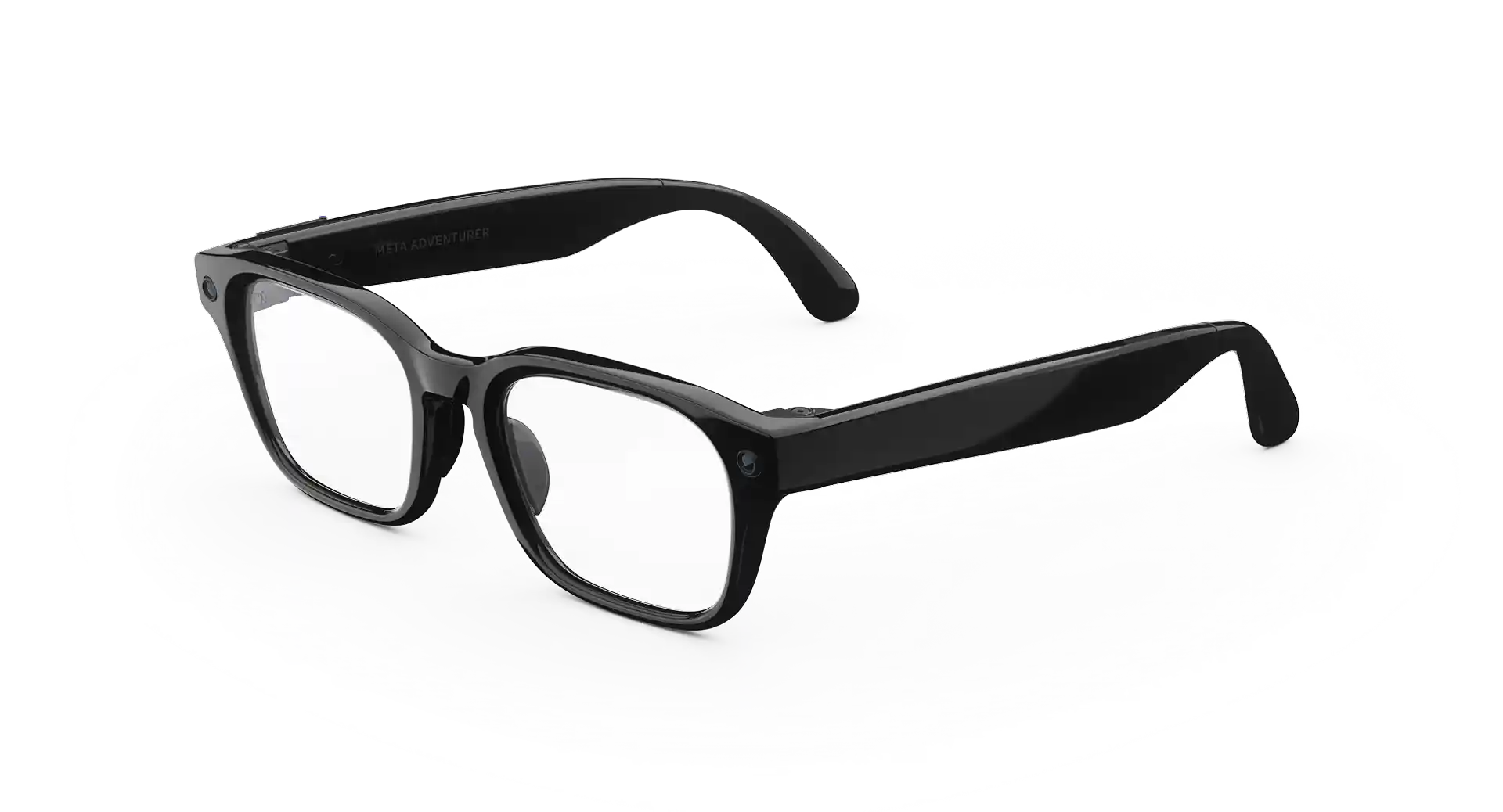 Meta Adventurer AI Glasses - (F) Classic Black - (L) Clear - (Standard)