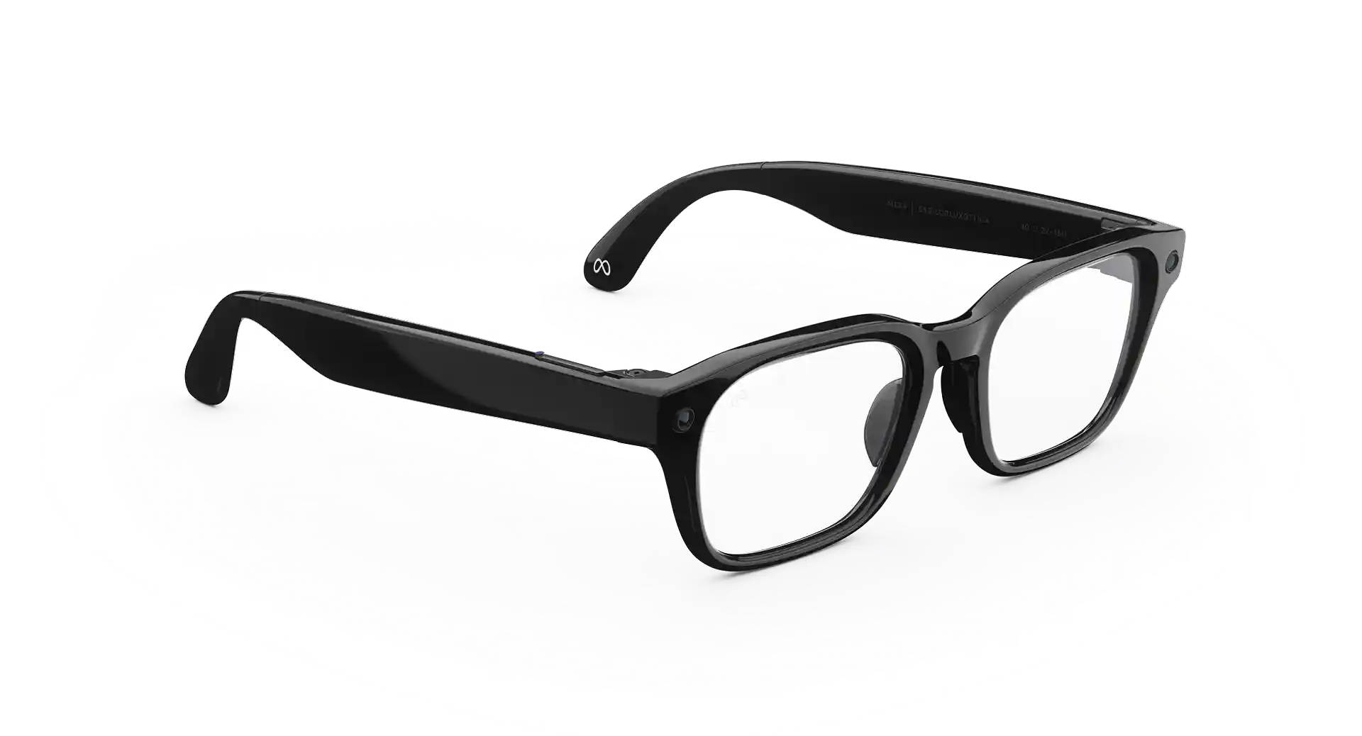 Meta Adventurer AI Glasses - (F) Classic Black - (L) Clear - (Standard)