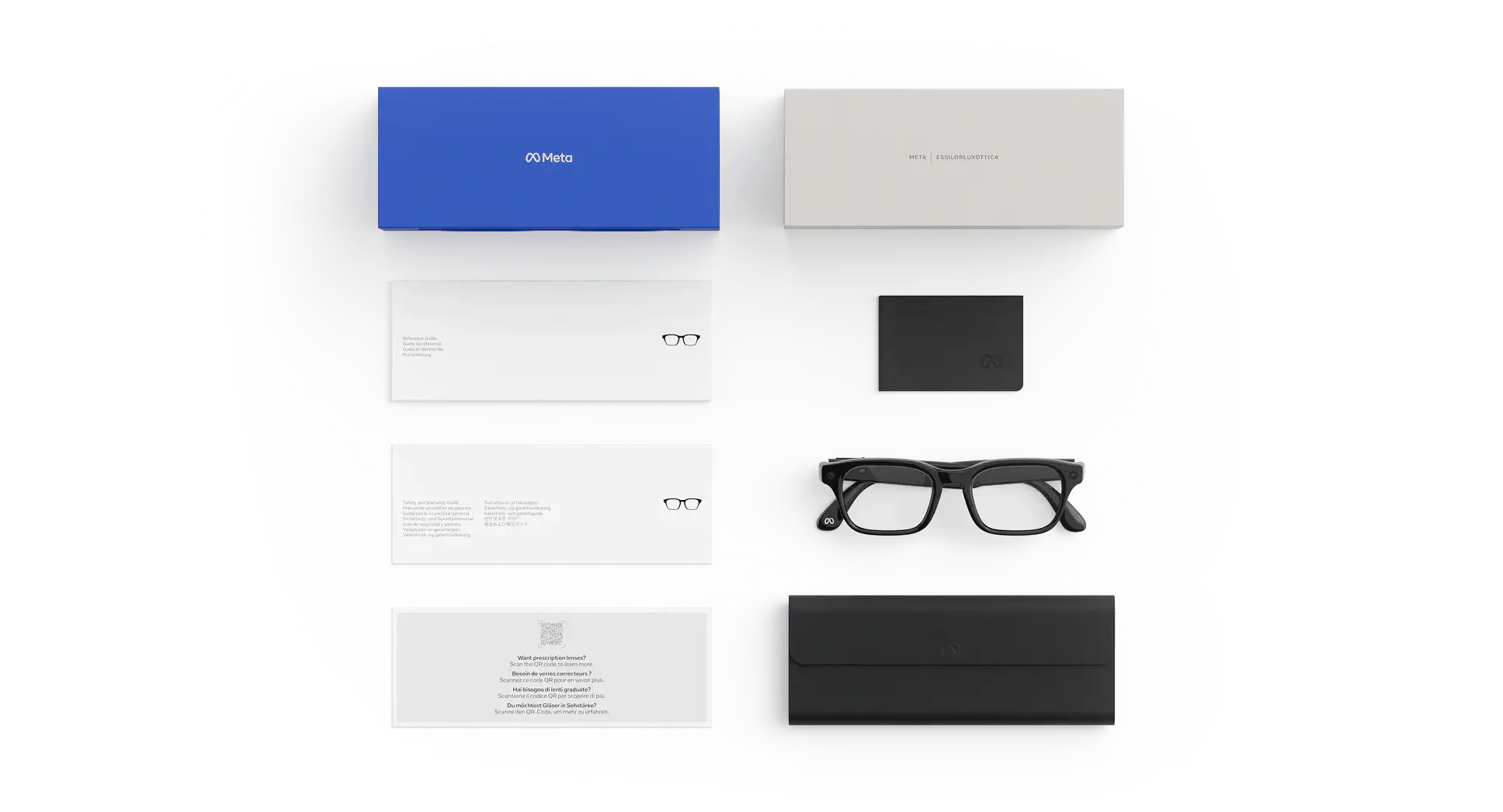 Meta Adventurer AI Glasses - (F) Classic Black - (L) Clear - (Standard)