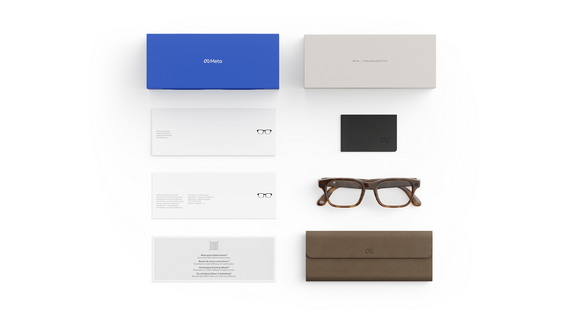Meta Adventurer AI Glasses - (F) Classic Tortoise - (L) Clear - (Large)