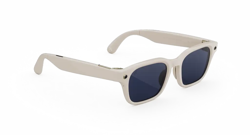 Meta Adventurer AI Glasses - (F) Linen - (L) Clear to Sapphire Transitions - (Large)