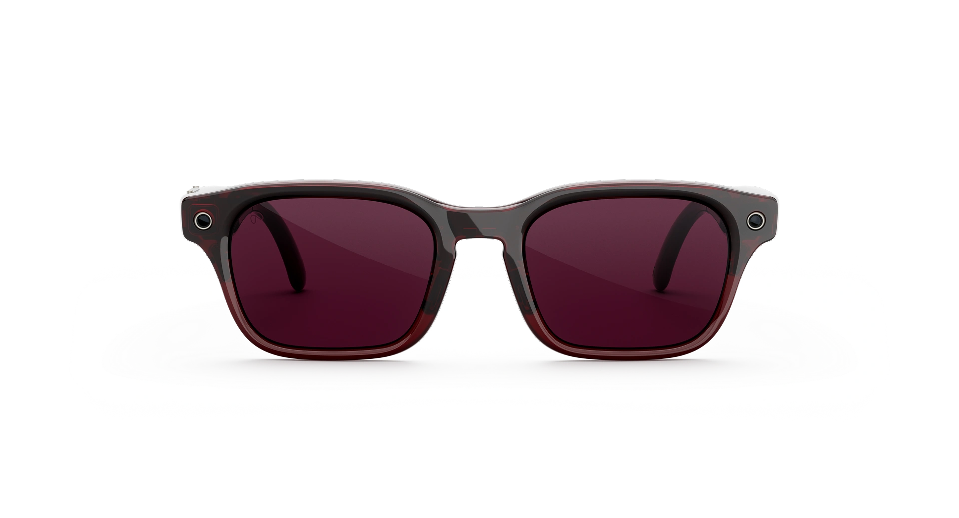 Meta Adventurer AI Glasses Merlot Clear to Ruby Transitions Large