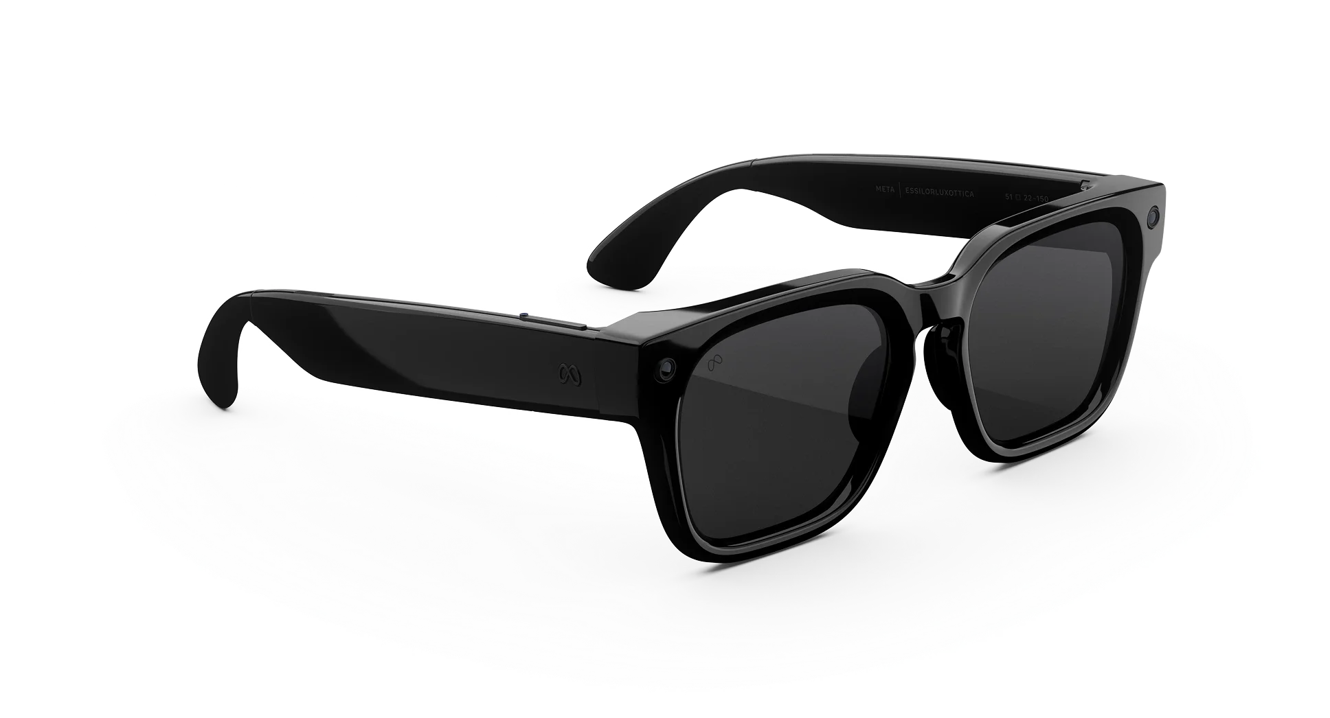 Meta Fury AI Glasses - (F) Classic Black - (L) Clear to Grey Transitions - (Standard)