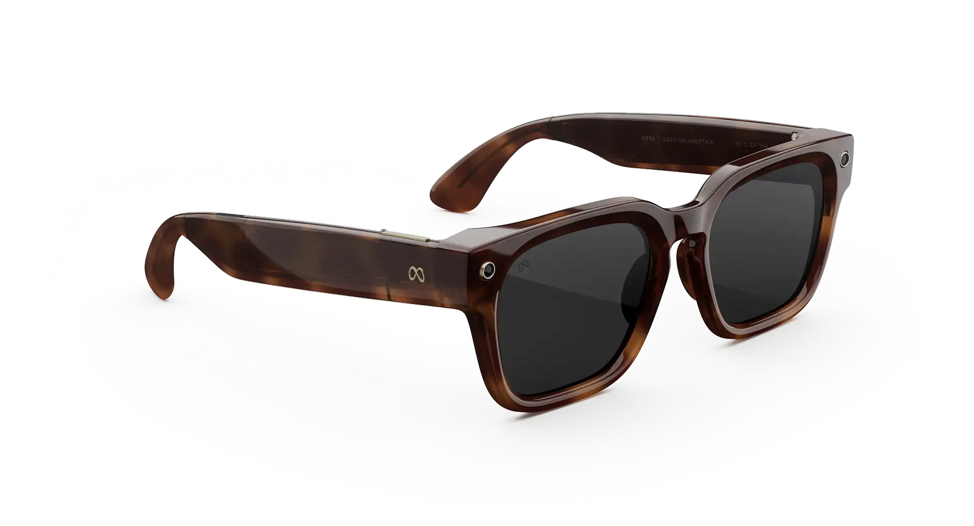 Meta Fury AI Glasses - (F) Mahogany - (L) Clear to Grey Transitions - (Standard)