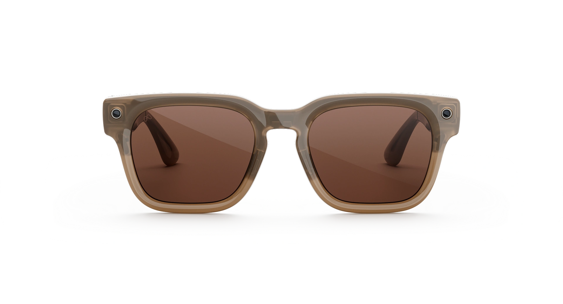 Meta Fury AI Glasses Sandstone Dark Amber