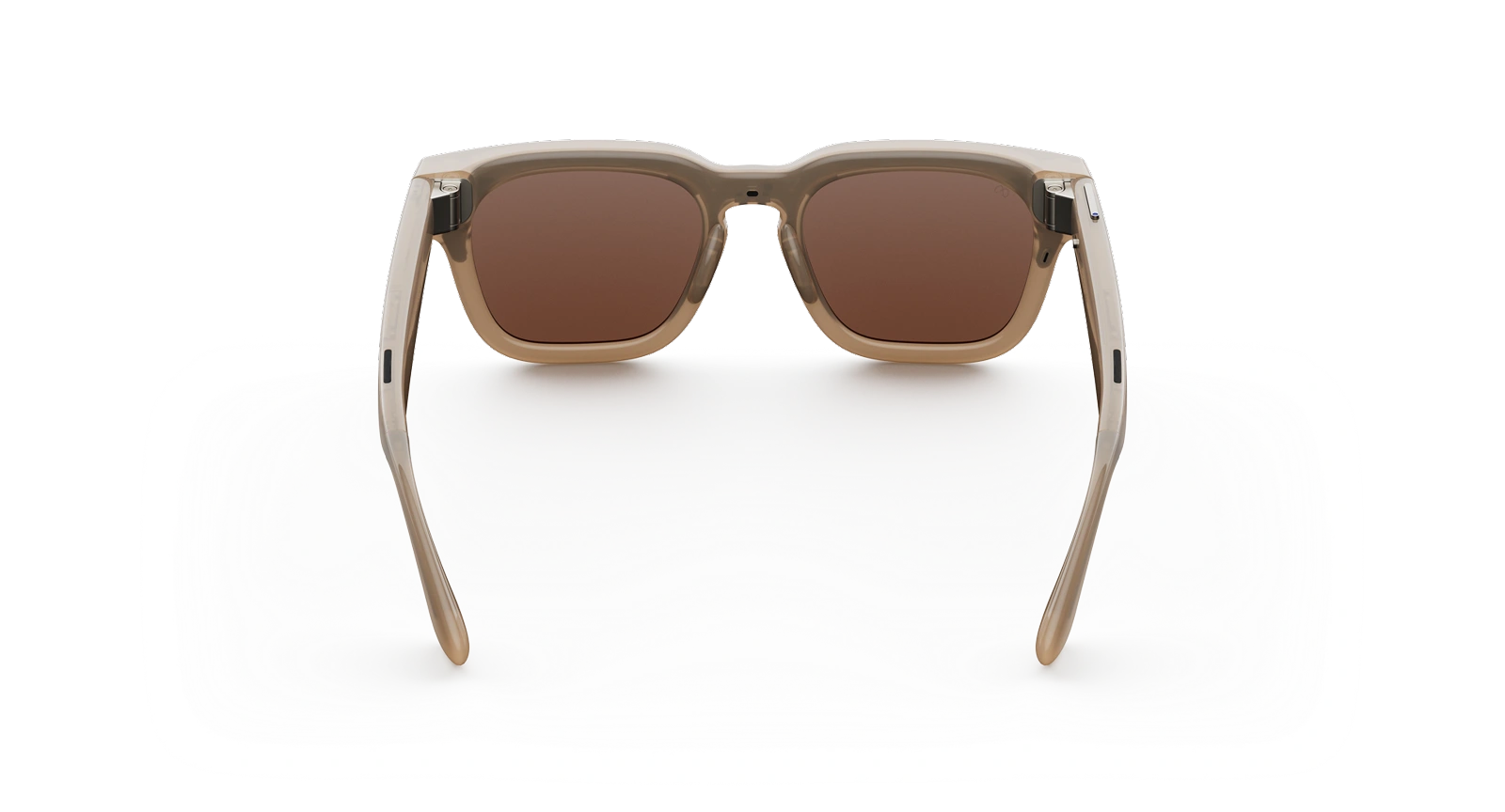 Meta Fury AI Glasses - (F) Sandstone - (L) Dark Amber - (Standard)