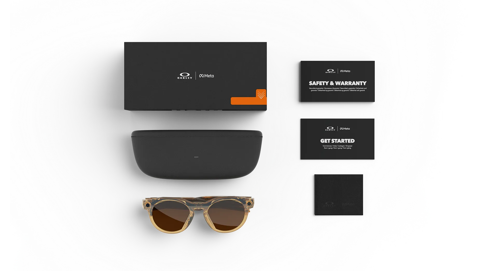 Oakley Meta HSTN - (F) Light Curry - (L) Clear to Brown Transitions - Standard