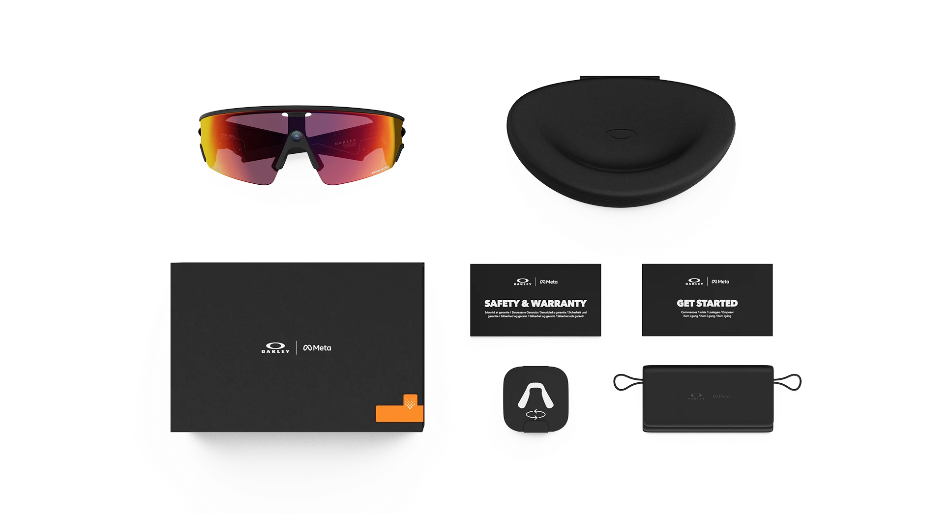 Oakley Meta Vanguard - (F) Black - (L) Prizm™ Transitions Ember - (Standard)