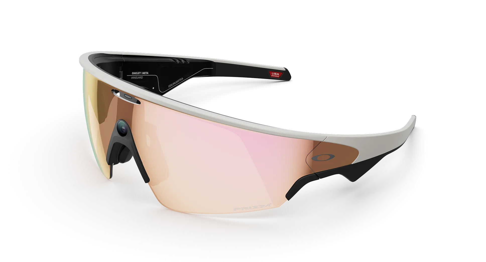 Oakley Meta Vanguard - (F) White - (L) Prizm™ Rose Gold - (Standard)