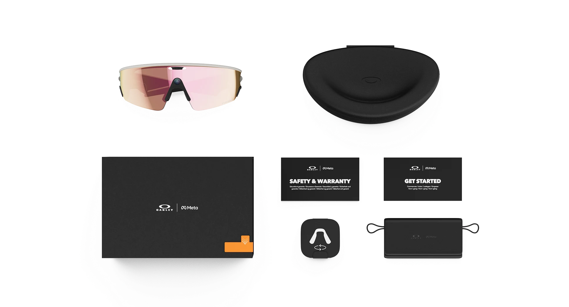 Oakley Meta Vanguard - (F) White - (L) Prizm™ Rose Gold - (Standard)