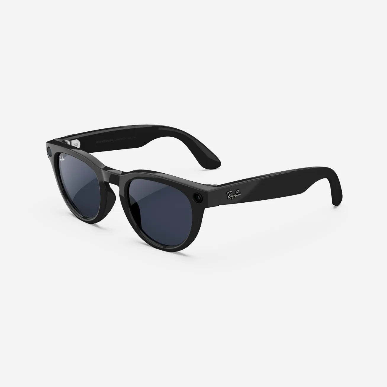 Ray-Ban Meta Headliner Gen 1 - (F) Shiny Black - (L) Clear to Sapphire Transitions - (Standard)