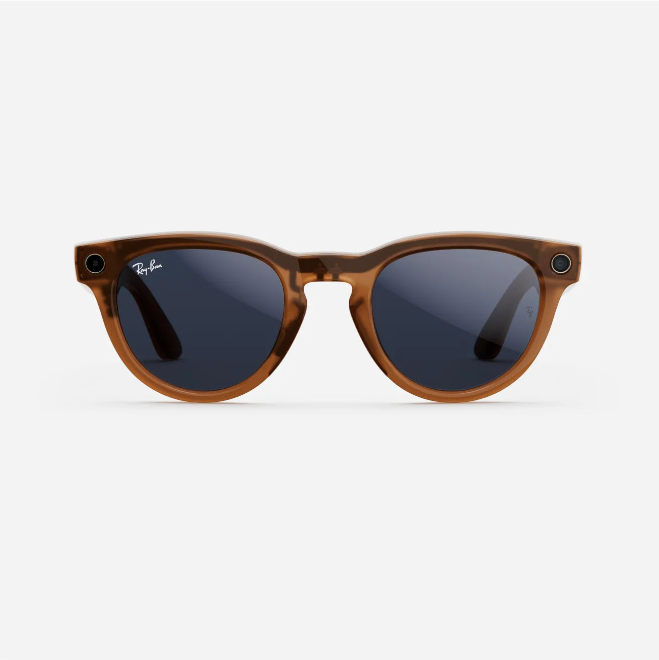 Ray-Ban Meta Headliner Gen 1 - (F) Shiny Caramel Transparent - (L) Clear to Sapphire Transitions - (Standard)