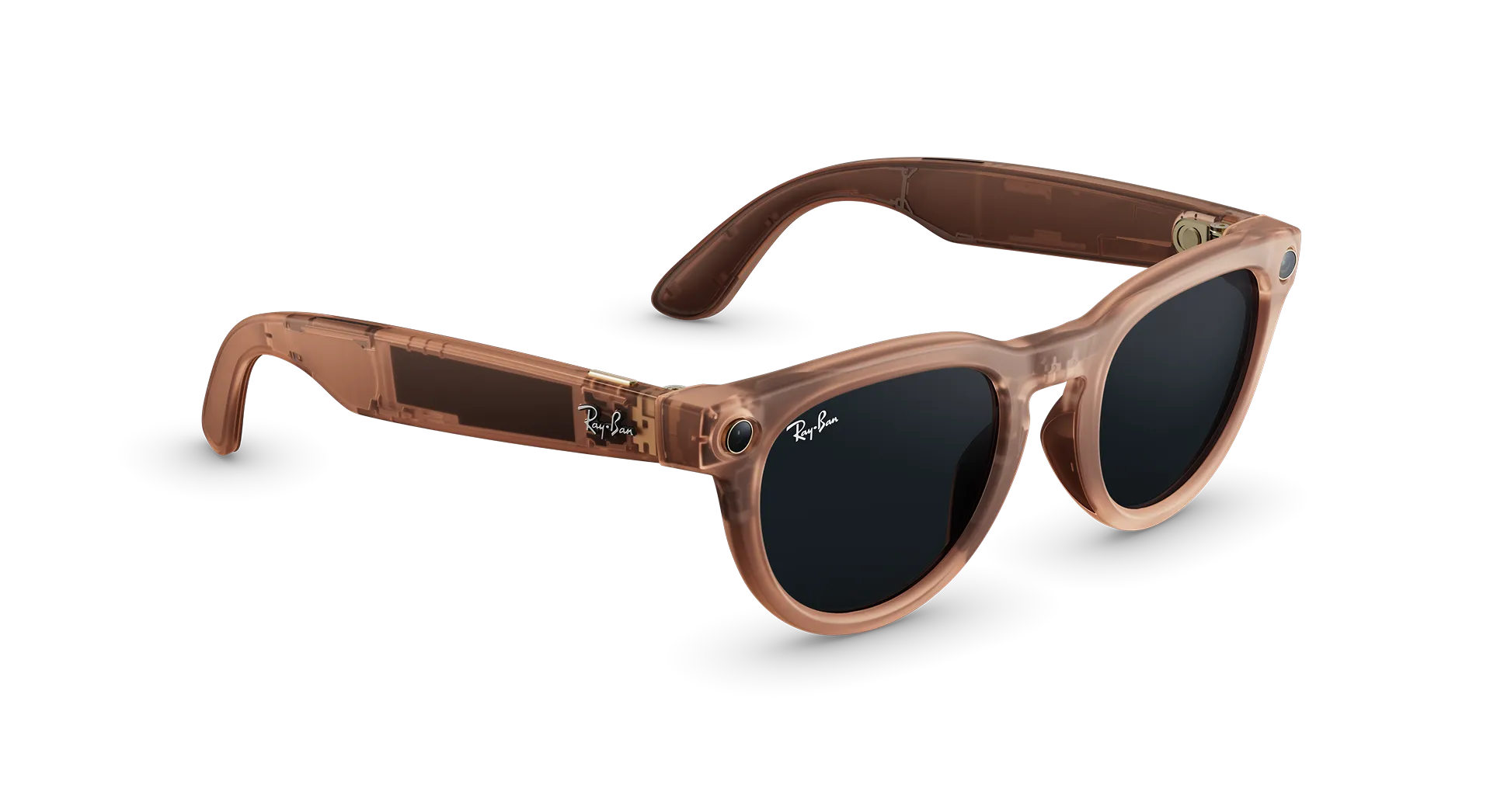 Ray-Ban Meta Headliner Gen 2 - (F) Matte Transparent Peach - (L) Clear to Grey Transitions - (Standard)