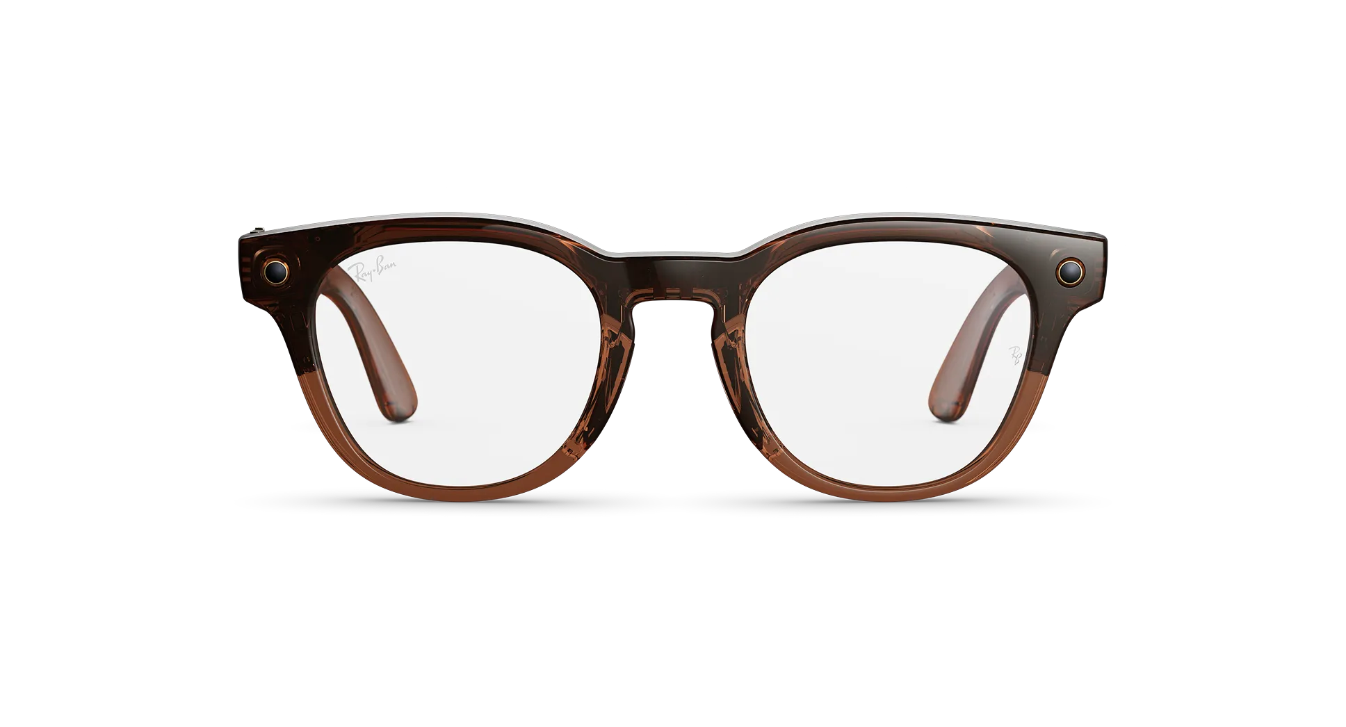 Ray-Ban Meta Scriber Optics (Gen 2) - (F) Shiny Transparent Umber - (L) Clear - (Standard)