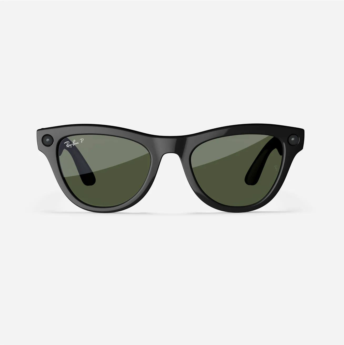 Ray-Ban Meta Skyler Gen 1- (F) Shiny Black - (L) Green Polarised - (Standard)