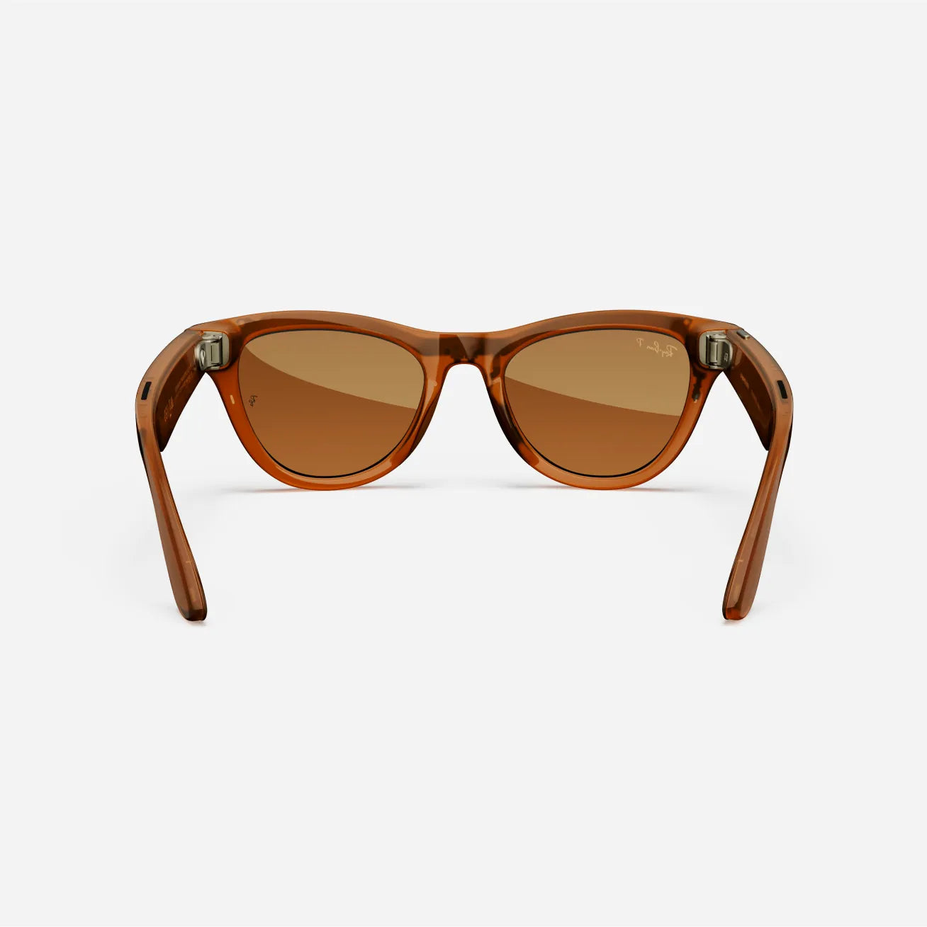 Ray-Ban Meta Skyler Gen 1 - (F) Shiny Caramel Transparent - (L) Brown Polarised - (Standard)