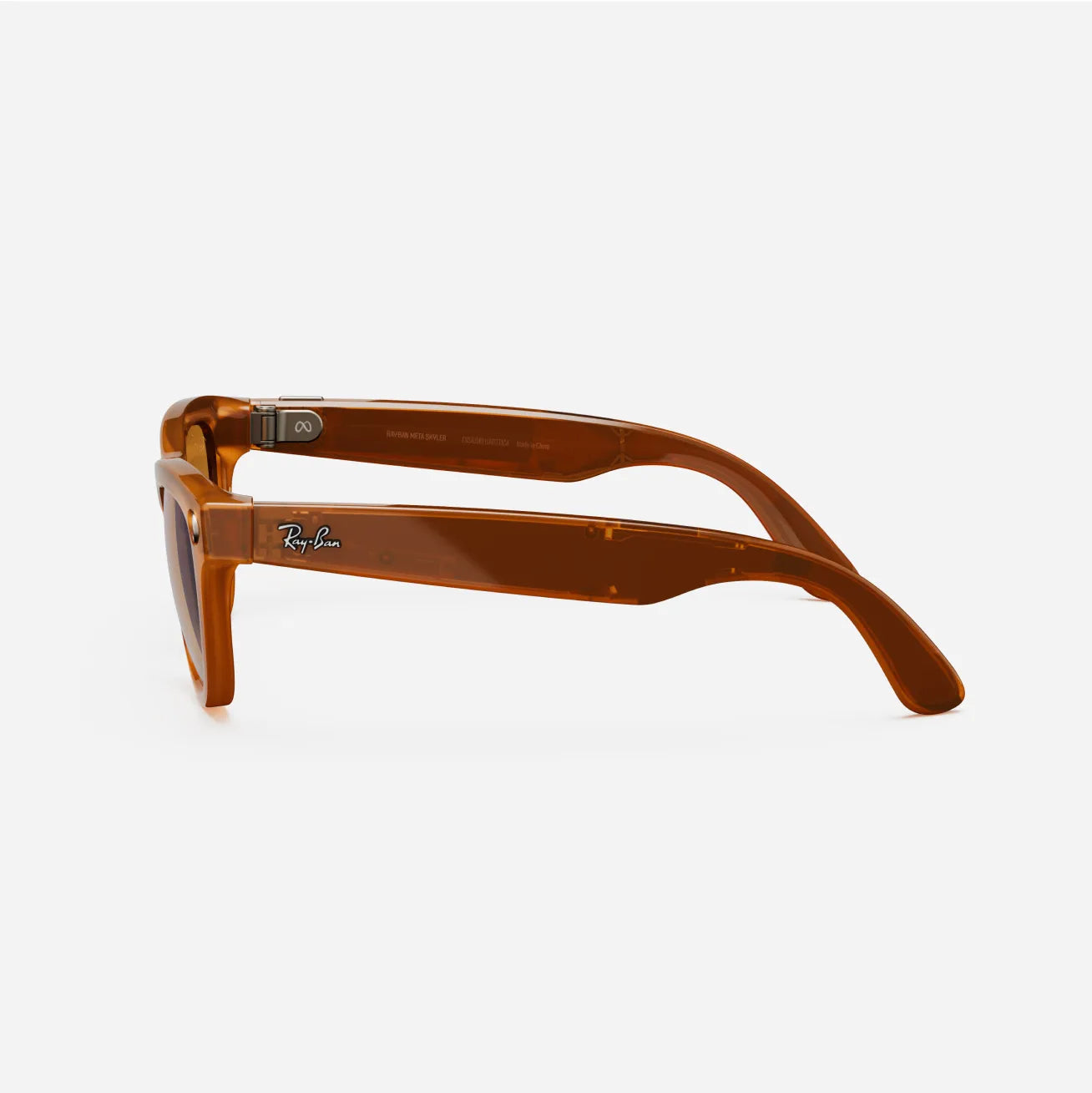 Ray-Ban Meta Skyler - (F) Shiny Caramel Transparent - (L) Brown Polarised - (Standard)