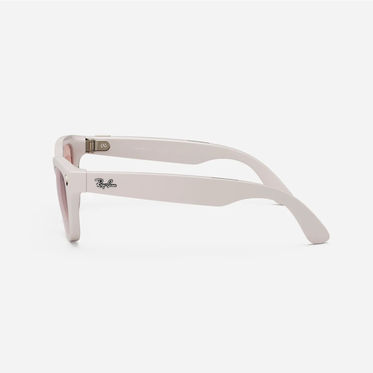 Ray-Ban Meta Skyler Gen 1 - (F) Shiny Chalky Gray - (L) Gradient Cinnamon Pink - (Standard)