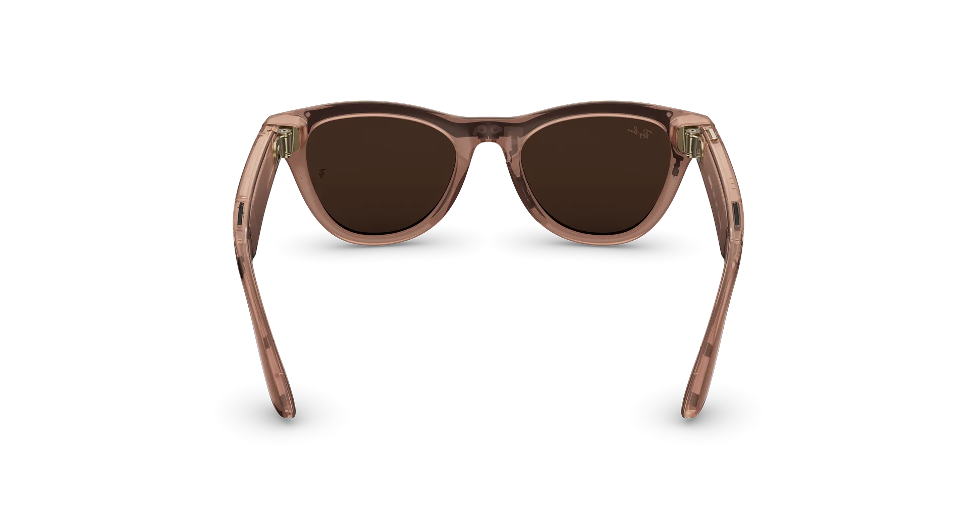Ray-Ban Meta Skyler Gen 2 - (F) Shiny Transparent Peach – (L) Clear to Brown Transitions – (Standard)