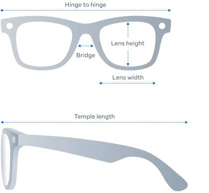 Ray-Ban Meta Skyler Gen 2 - (F) Shiny Chalky Gray - (L) Clear to Sapphire Transitions - (Standard)