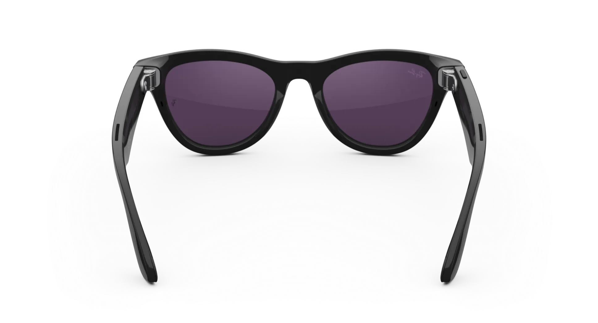 Ray-Ban Meta Skyler Gen 2 – (F) Shiny Black – (L) Clear to Amethyst Transitions – (Standard)