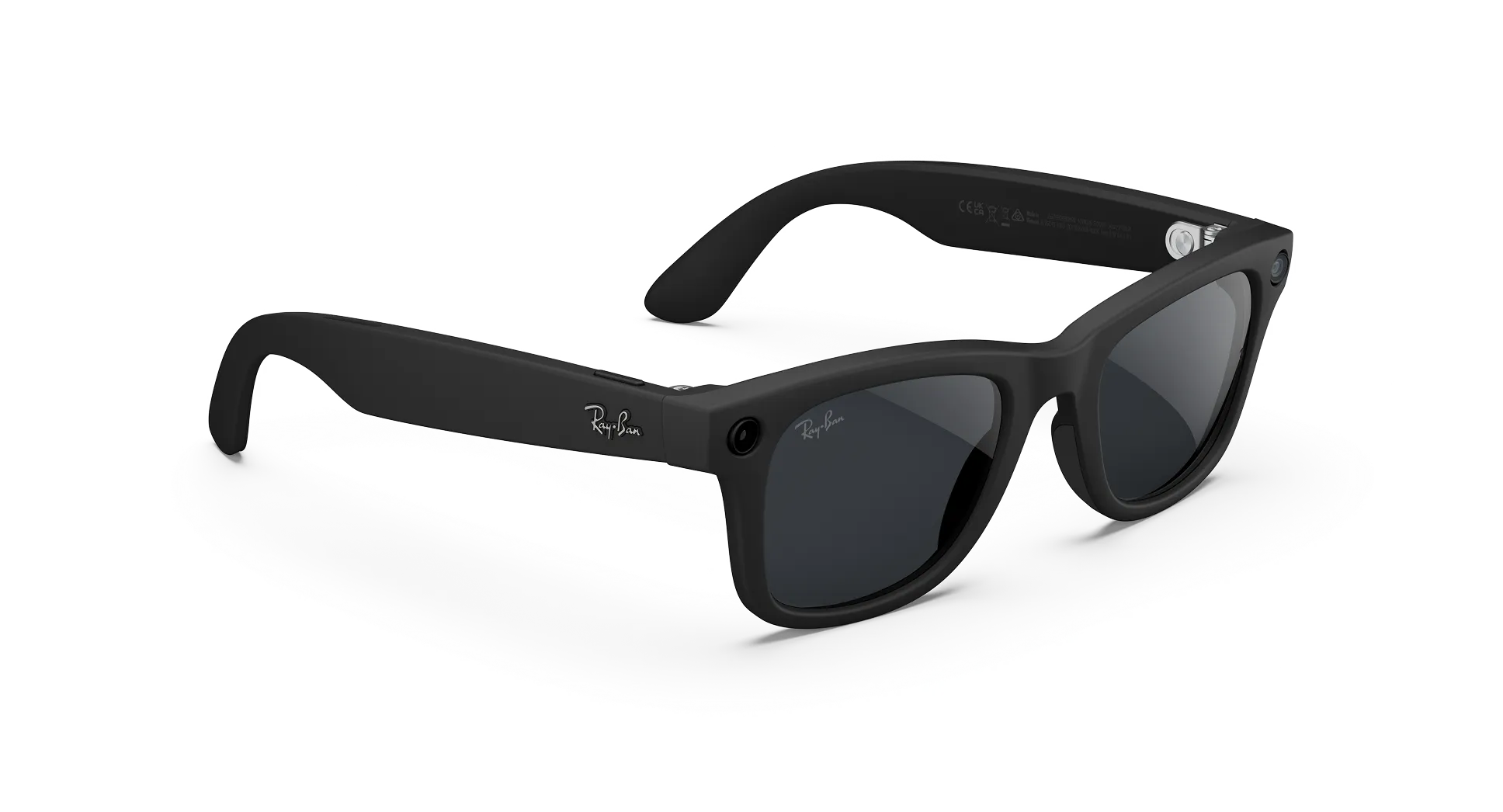Ray-Ban Meta Wayfarer Gen 2 - (F) Matte Black - (L) Clear to Gray Transitions - Large