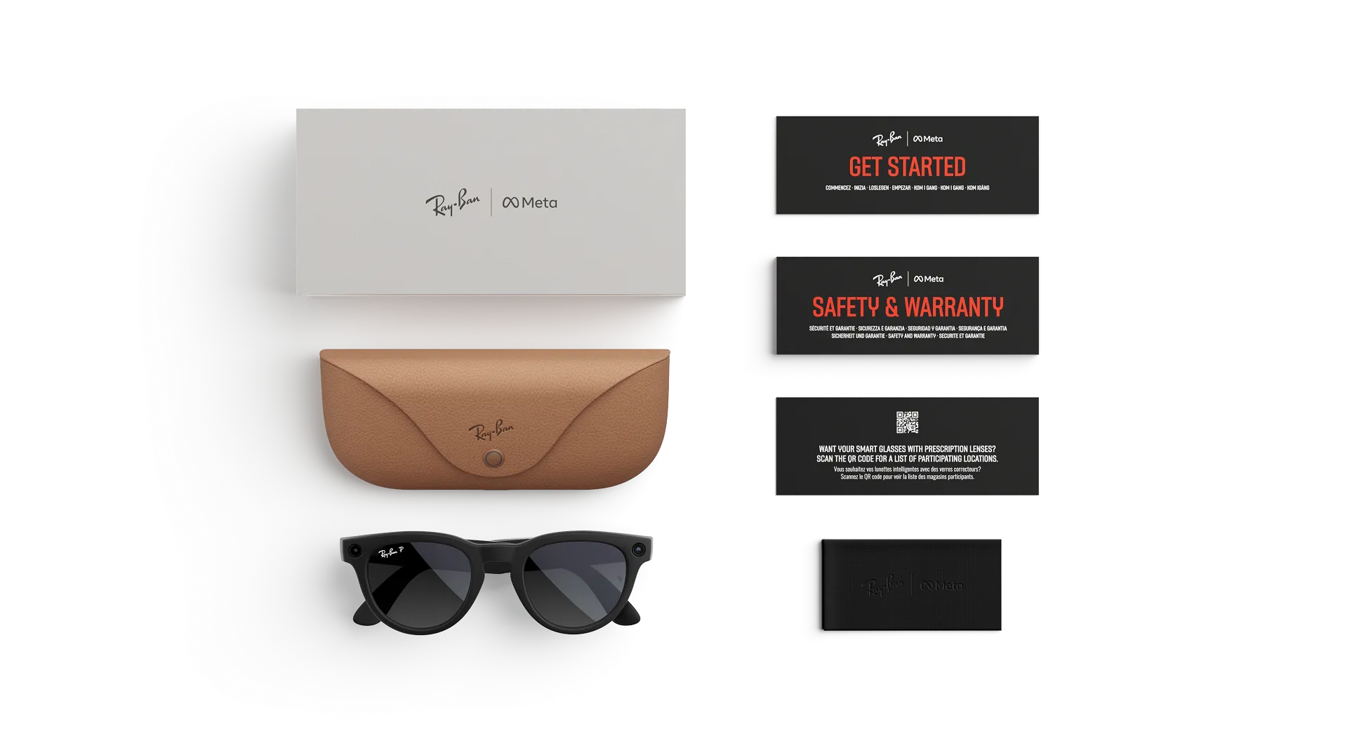 Ray-Ban Meta Headliner Gen 2 - (F) Matte Black – (L) Gradient Graphite Polarised – (Standard)