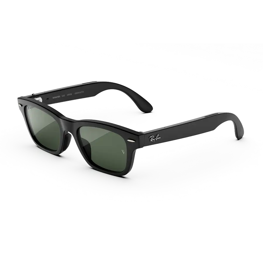 Meta official: SK-1001910-01 Matte Black on Warm Silver · Transitions Graphite Green · Standard