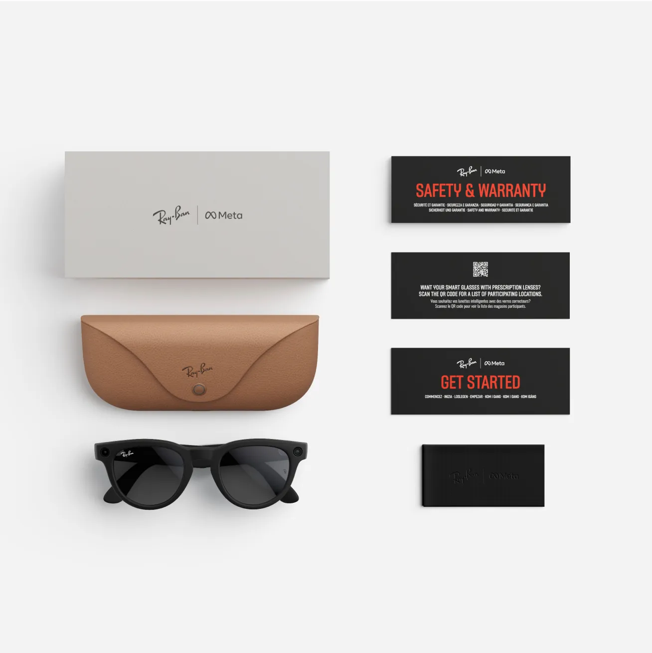 Ray-Ban Meta Headliner Gen 1 - (F) Matte Black - (L) Clear to Grey Transitions - (Standard)