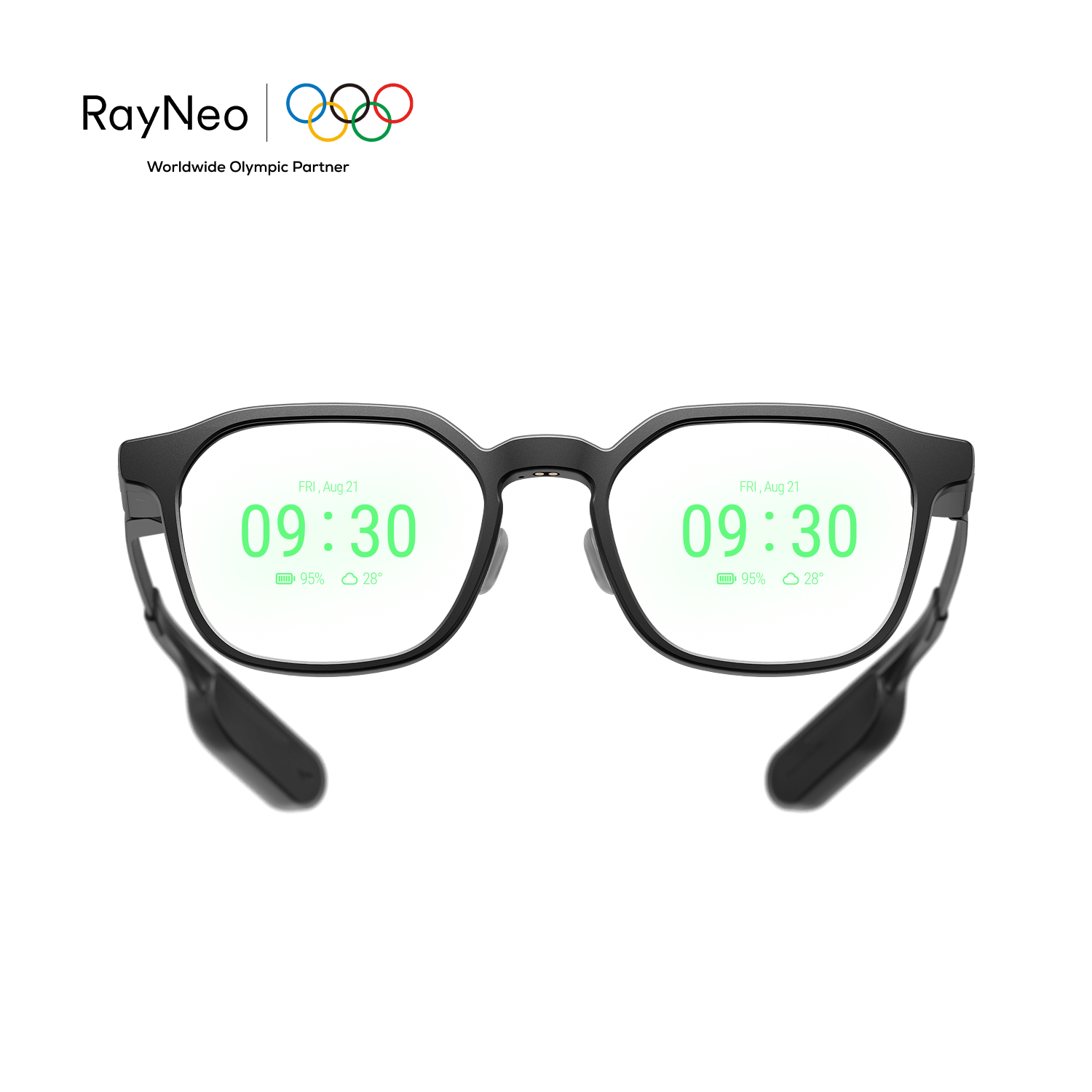 RayNeo iO AI Glasses Polar Night Grey standard
