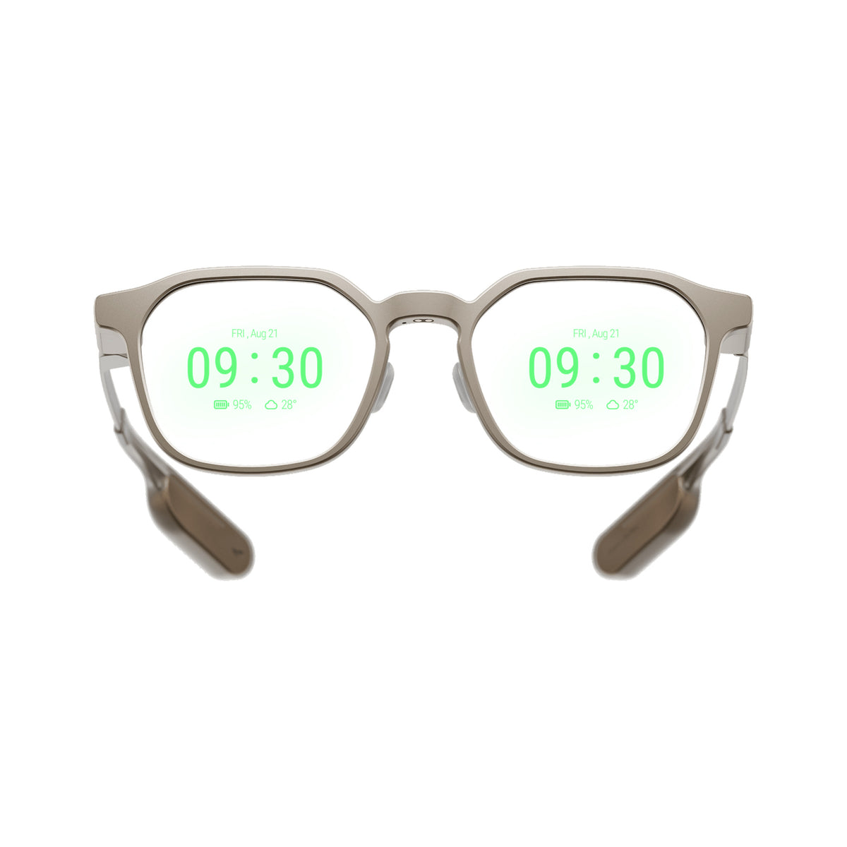 RayNeo iO AI Glasses Dune Gold standard