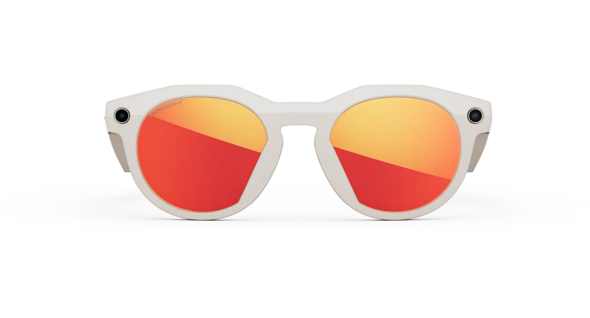 Oakley Meta HSTN - Meta official Oakley Meta HSTN, Warm Grey / Prizm Ruby - view 3 of 5 - source 1380795229632205