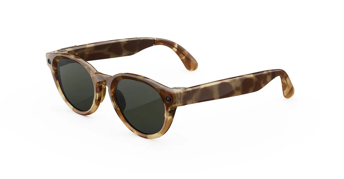 Meta Glasses Nova Honey Tortoise / Transitions Graphite Green