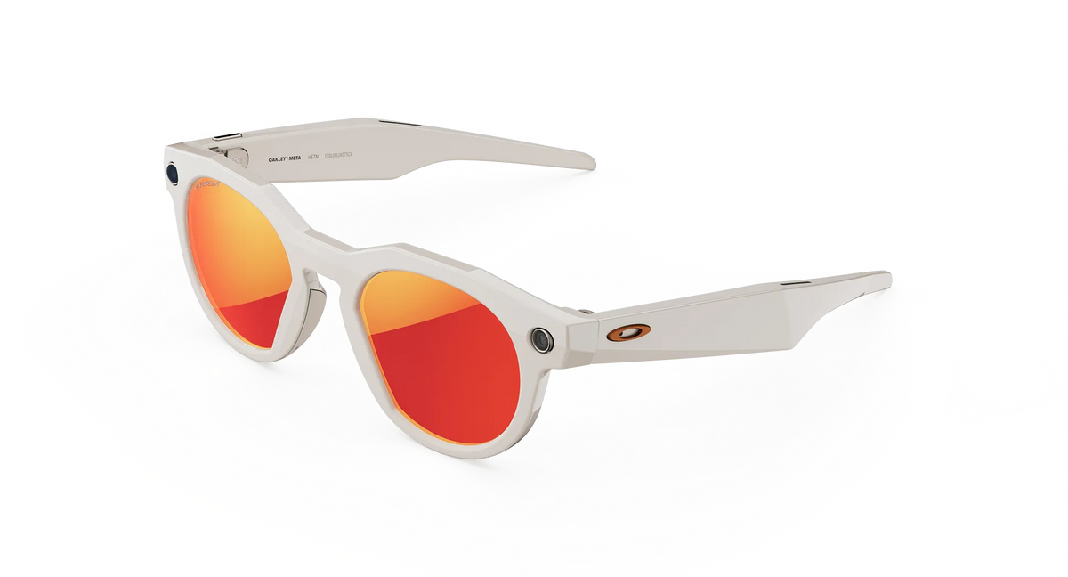 Oakley Meta HSTN - Meta official Oakley Meta HSTN, Warm Grey / Prizm Ruby - view 1 of 5 - source 2405222526516061