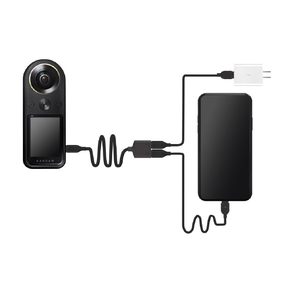 KanDao QooCam 8K USB-C with Dual USB-C Ports