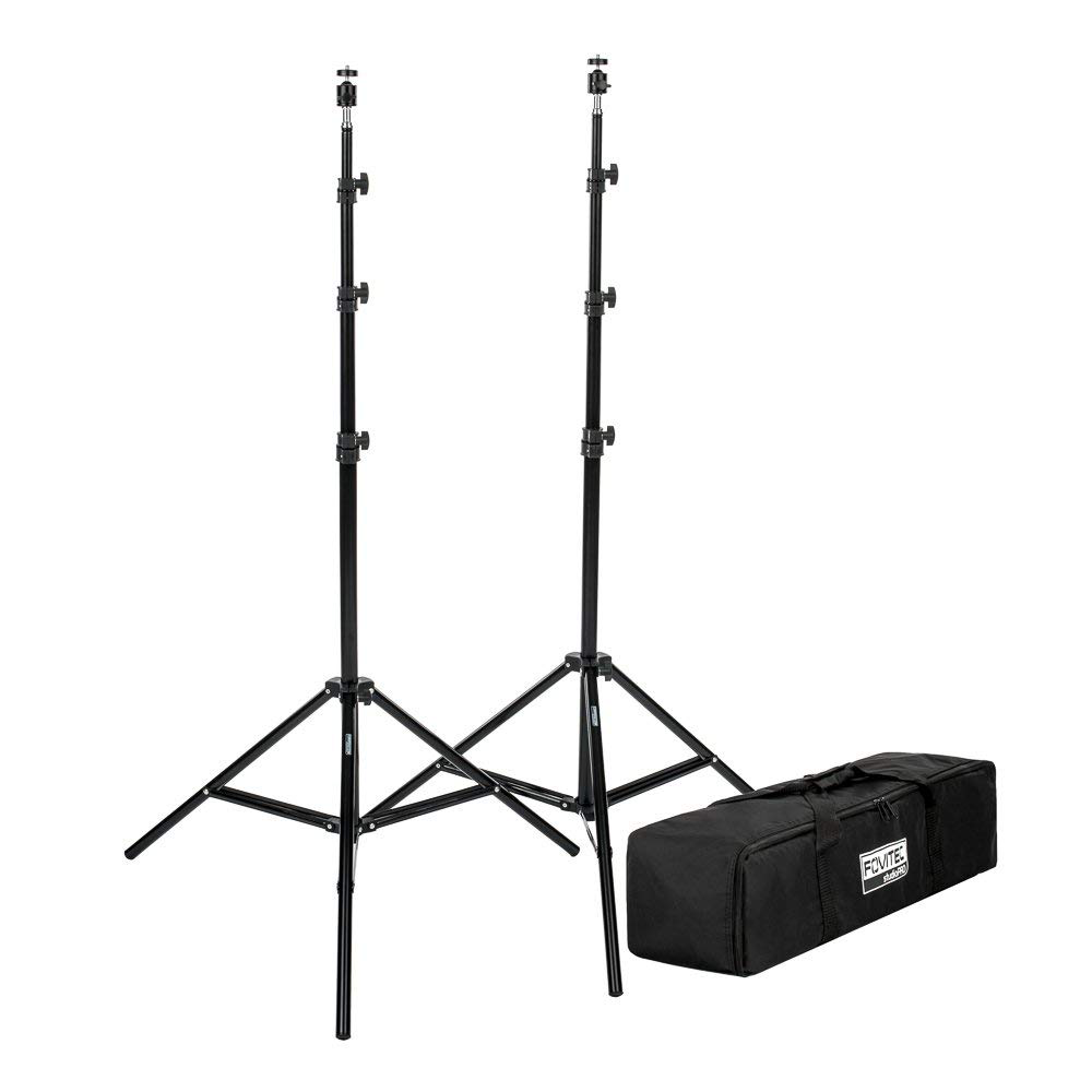 Fovitec - 2x 2.3 Metre VR Gaming Lighthouse Mount Stand Kit - HTC Vive and Oculus Rift Compatible