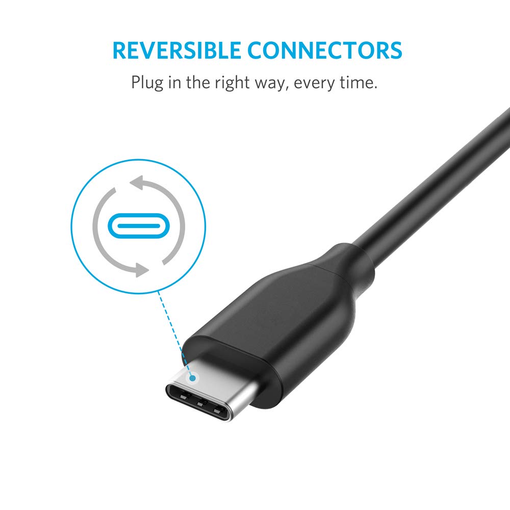 Anker Powerline USB A to USB C Cable - 3 Metres for Meta Quest (2019) and Quest 2