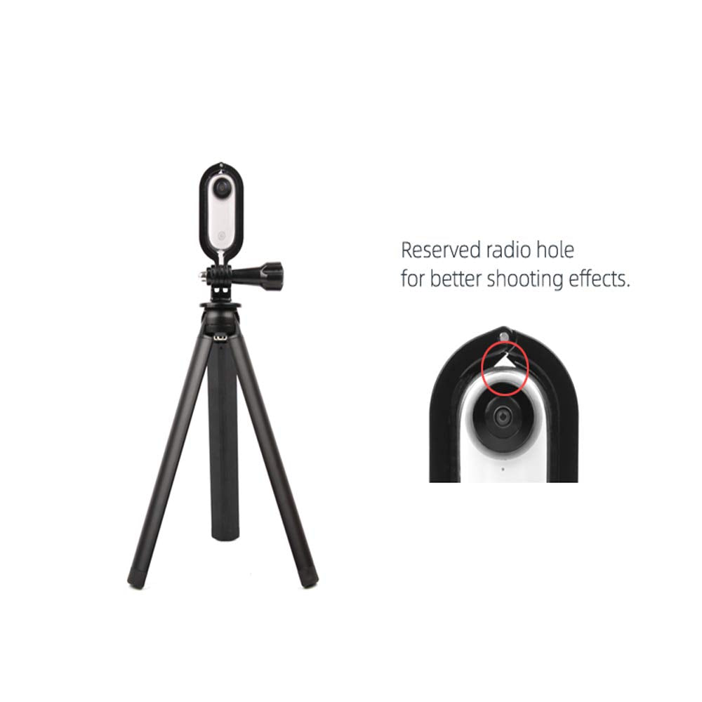 UniOEM Protective Frame Mount Aluminum Alloy 1/4 Adapter Bracket Stabilizer for Insta360 Go Camera