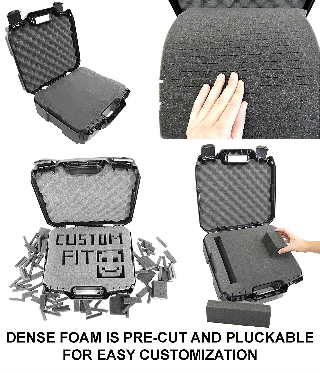 Casematix Carry Case with Customizable Foam For Oculus Quest (2019) and Meta Quest 2 (2020)