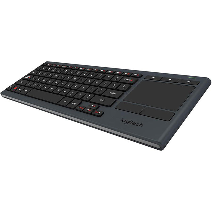 Logitech K830 Illuminated Living-Room Keyboard with Built-in Touchpad