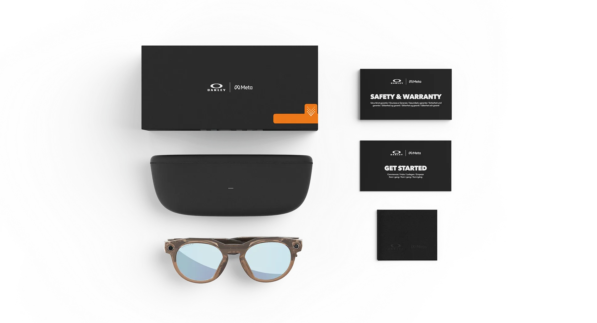 Oakley Meta HSTN - (F) Brown Smoke - (L) Prizm™ Deep Water Polarized - Standard
