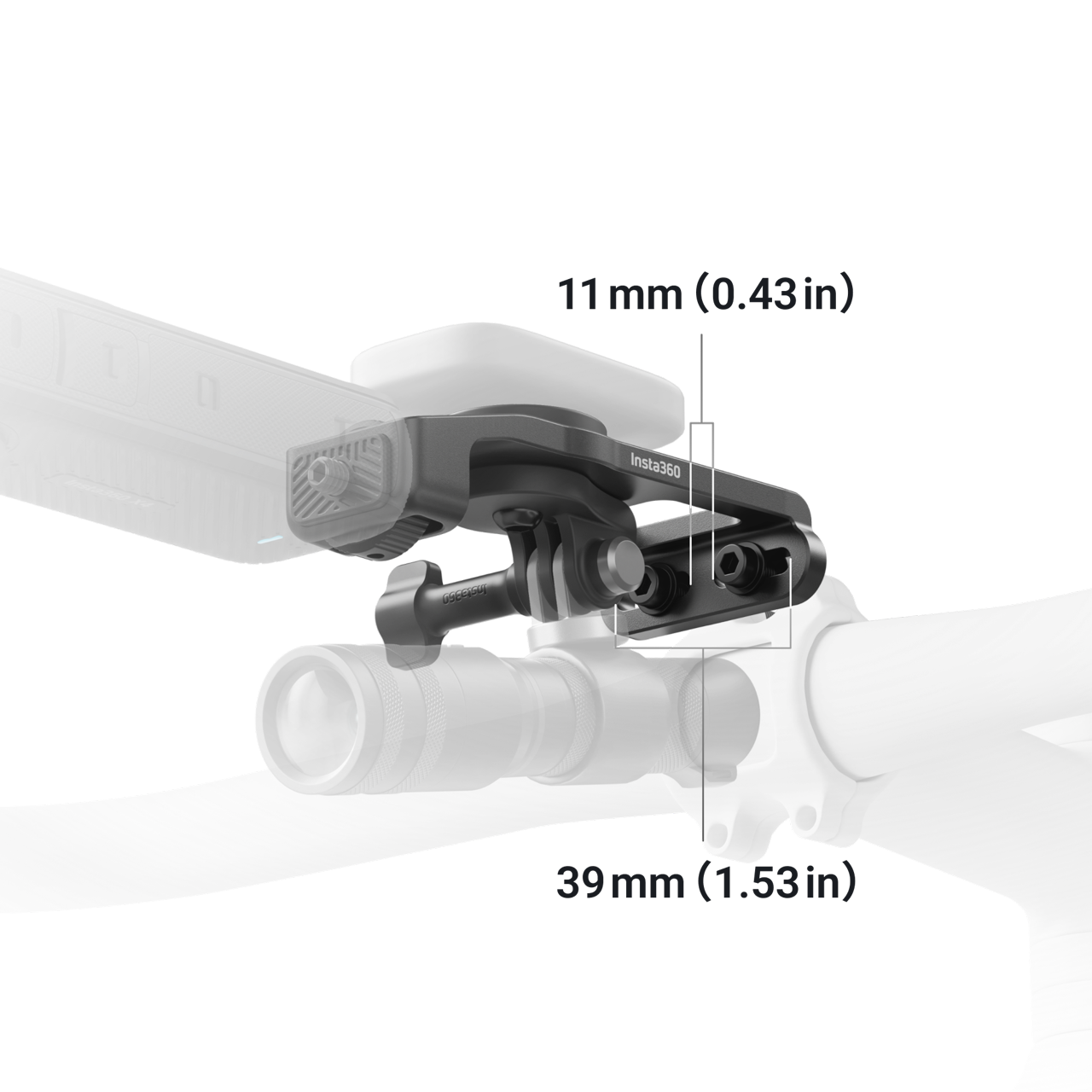 Insta360 Bike Computer Mount Independent Handle Bars