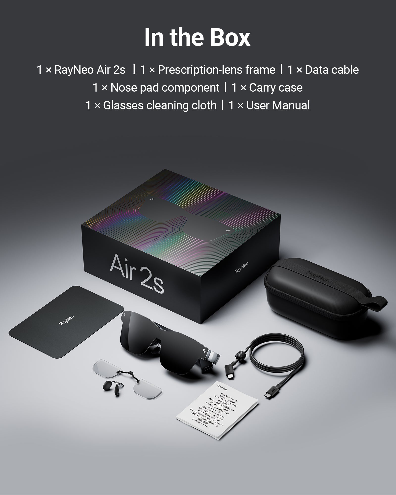 RayNeo Air 2s AR Glasses