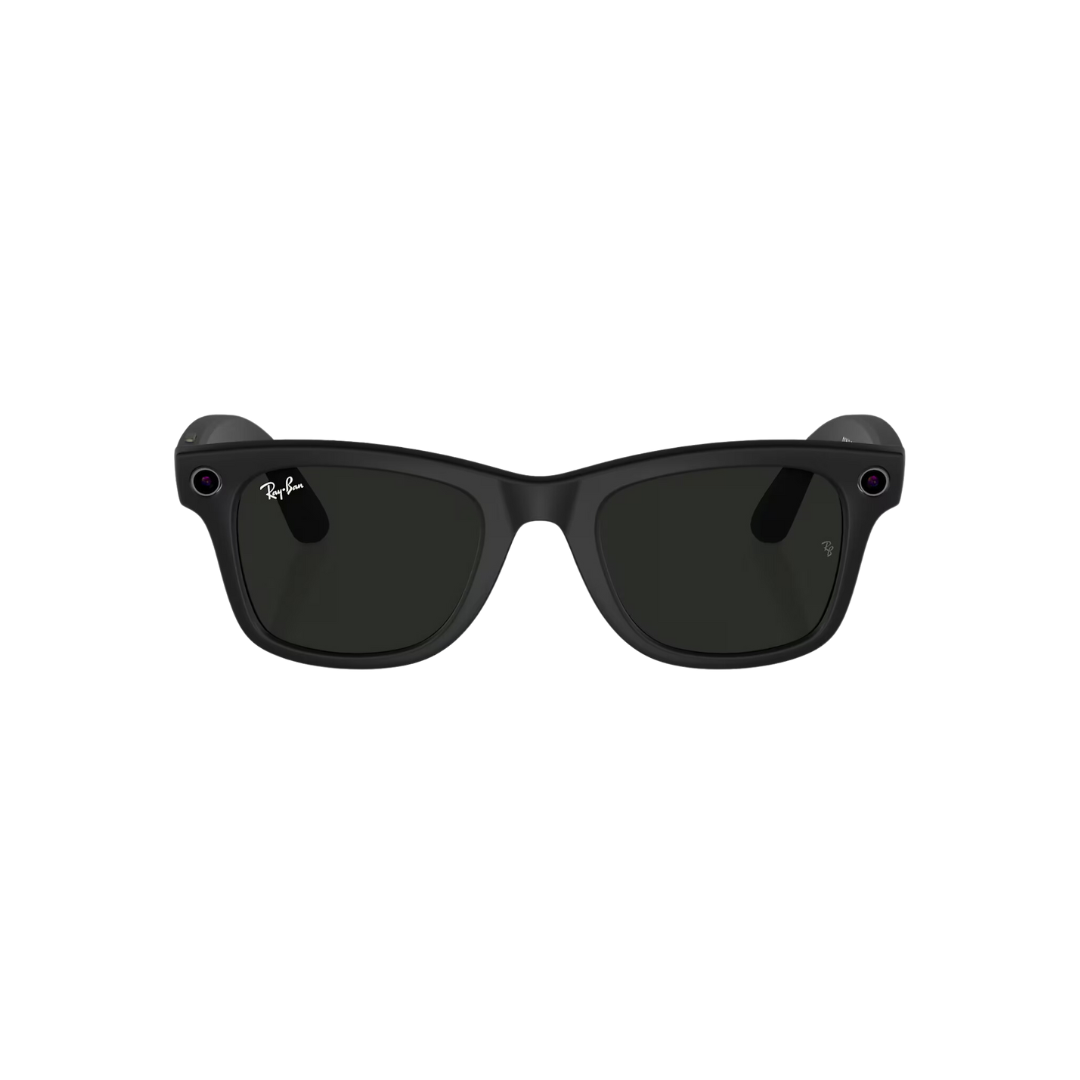 Ray-Ban Meta Wayfarer - (F) Matte Black - (L) Clear to Graphite Green Transitions - (Standard)