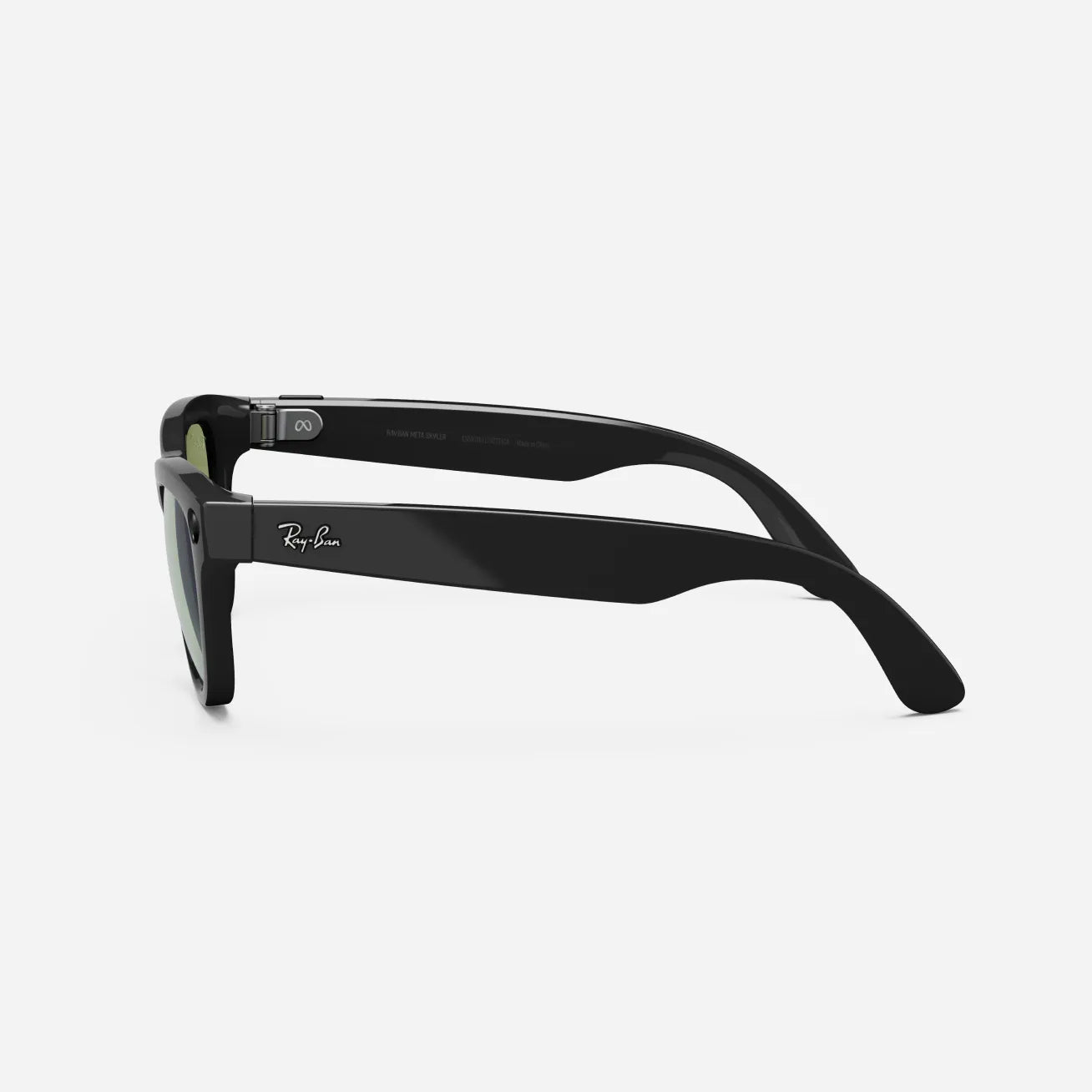 Ray-Ban Meta Skyler - (F) Shiny Black - (L) Green Polarised - (Standard)
